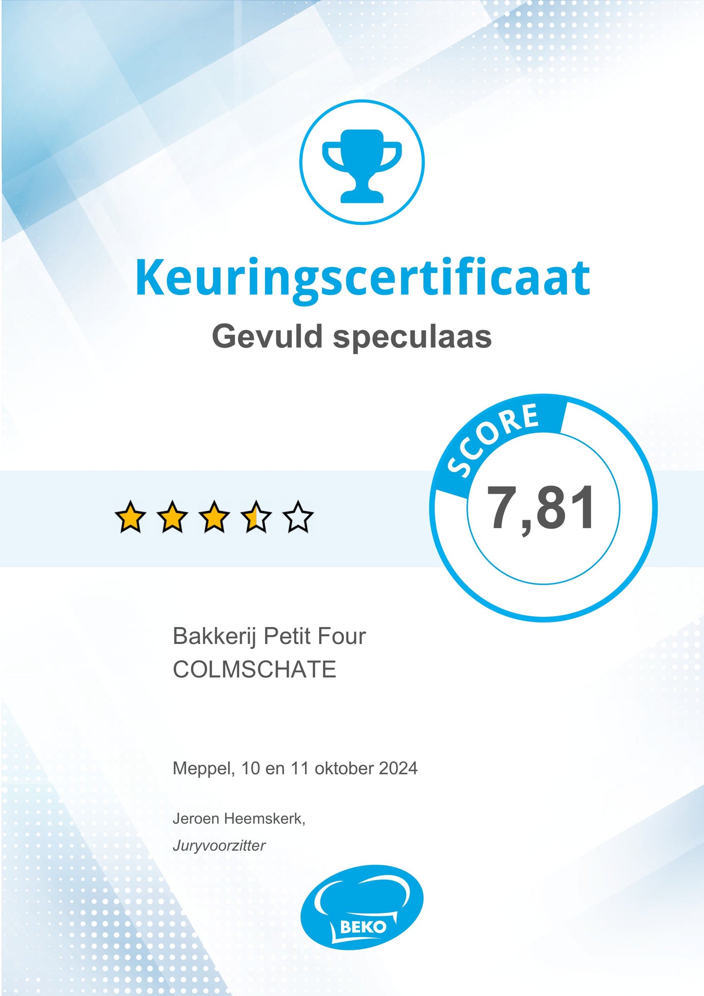 Gevuld amandel speculaas