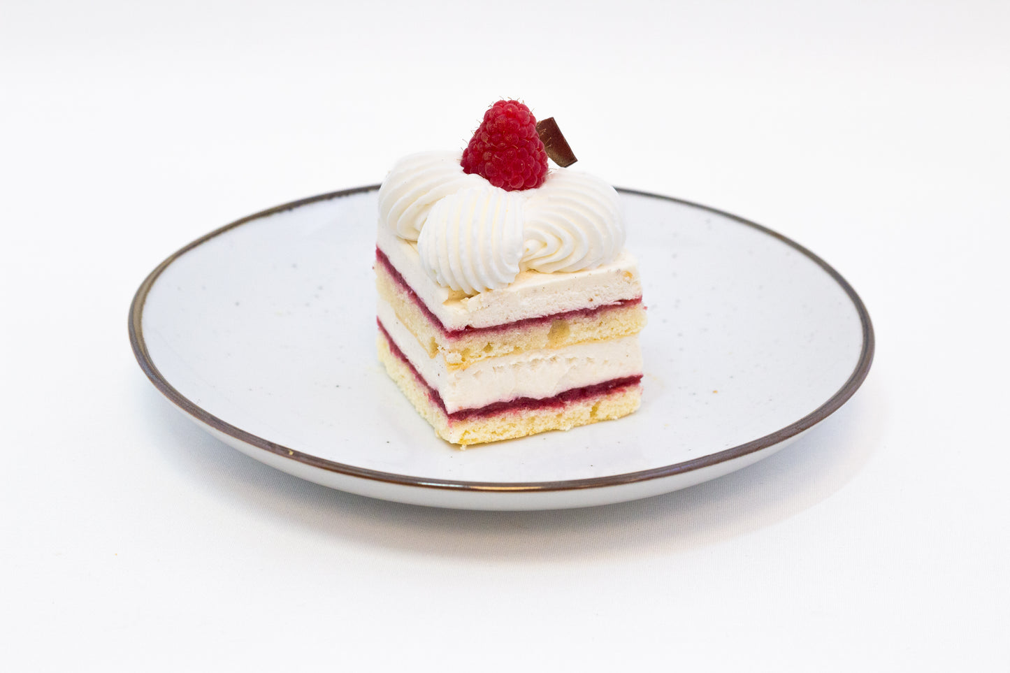 Vanille framboos bavarois