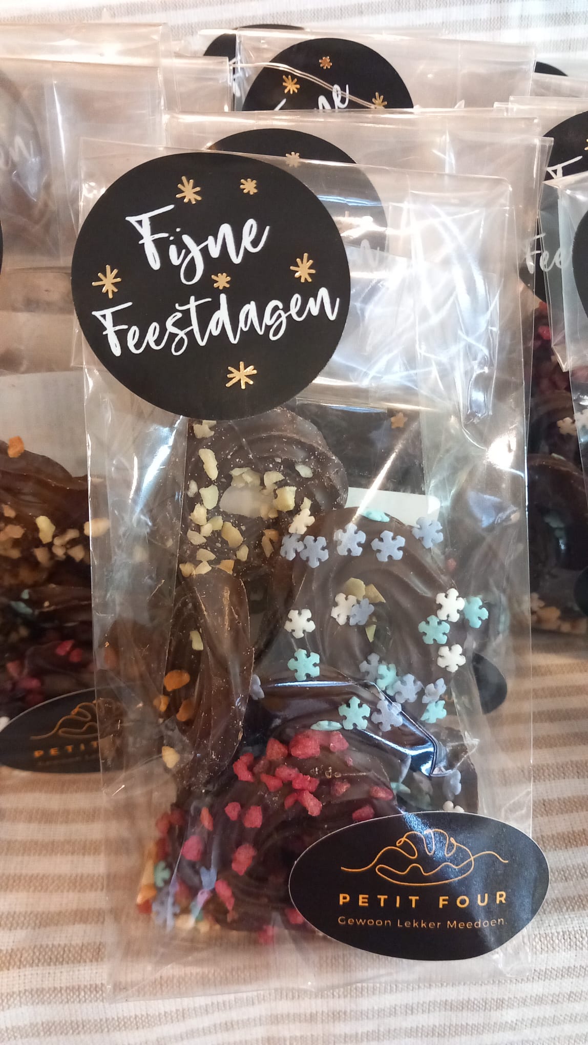 Vegan chocolade kerstkransjes