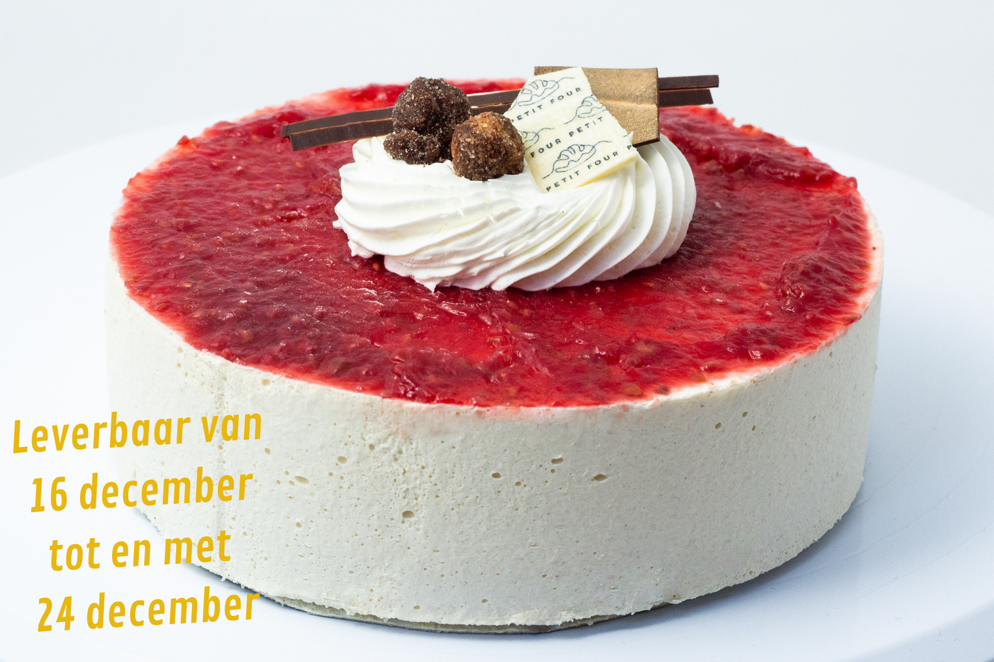 Kerst desserttaartje Charlotte