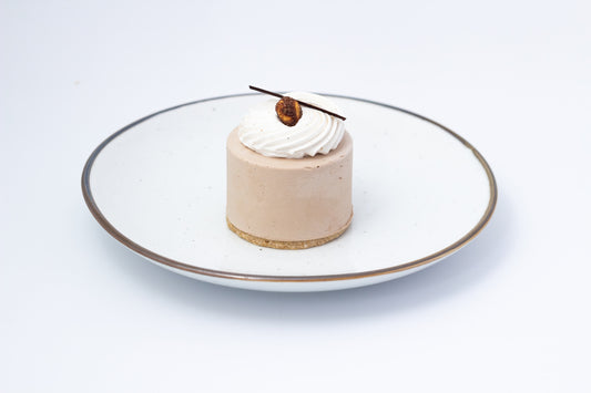 Chocolade stoofpeer gebakje